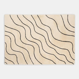 Ohs Tufted Contour Rug Soft Floor Carpet Non Slip Area Mat, Monochrome - 120 X 170Cm - thumbnail 3