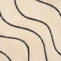 Ohs Tufted Contour Rug Soft Floor Carpet Non Slip Area Mat, Monochrome - 120 X 170Cm - thumbnail 6