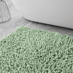 Gc Gaveno Cavailia Infinity Loop Extra Large 2 Piece Bath Mat Set Sage Green Super Absorbent Non Slip Shower Mat - thumbnail 2