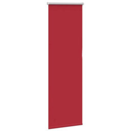 Berkfield Roller Blind Blackout Red 60X130 Cm Fabric Width 55.7 Cm Polyester - thumbnail 3