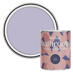 Rust-Oleum Wisteria Gloss Bathroom Wood & Cabinet Paint 750Ml - thumbnail 1