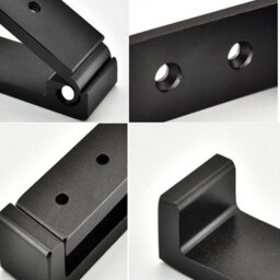 Black Set Of 4 Foldable Wall Hooks, Invisible, Aluminum Wall Hook, Aluminum Alloy Wall Hanging Hooks, Foldable Coat Hooks - thumbnail 3