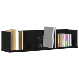 Walplus Wall Shelf With Shelf Black Oak 75 X 18 X 18 Cm Engineered Wood - thumbnail 3