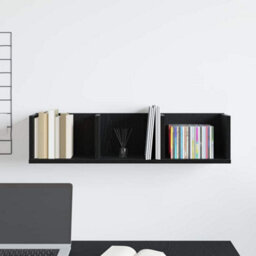 Walplus Wall Shelf With Shelf Black Oak 75 X 18 X 18 Cm Engineered Wood - thumbnail 4