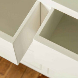 Cornish White 6 Drawer Chest Fully Assembled - By Roseland Furniture - thumbnail 9