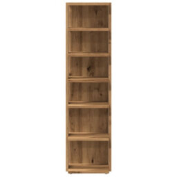 Berkfield Shoe Cabinets 2 Pcs Artisan Oak 28X27X102 Cm Engineered Wood - thumbnail 4