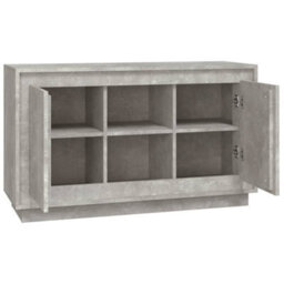 Berkfield Sideboard Concrete Grey 102X35X60 Cm Engineered Wood - thumbnail 6