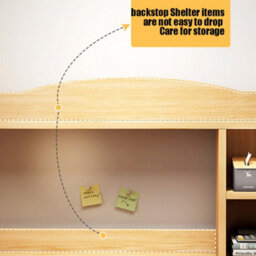Wooden Computer Desk With Shelves Home Office Study Workstation For Laptop - thumbnail 6