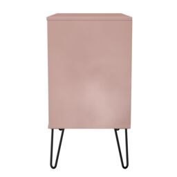 Anzio Matt Kobe Pink 3 Drawer Chest (H)737mm (W)765mm (D)395mm - thumbnail 4