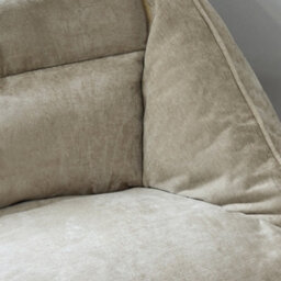 icon Cecilia Bean Bag Sofa Natural Giant Chenille Bean Bag Chair - thumbnail 4