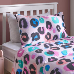 OHS Coverless 10.5 Tog Duvet Set Leopard Quilt Bedding Pillowcase Cover Single - thumbnail 3