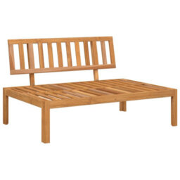 Walplus 4 Piece Garden Pallet Sofa Set Solid Wood Acacia - Cushion Not Included - thumbnail 3