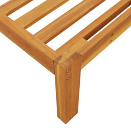 Walplus 4 Piece Garden Pallet Sofa Set Solid Wood Acacia - Cushion Not Included - thumbnail 6