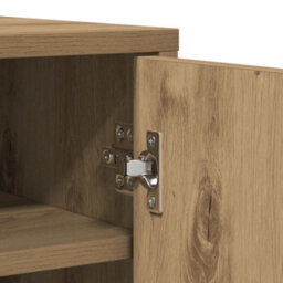 Vidaxl Shoe Cabinet Artisan Oak 60X35X92 Cm Engineered Wood - thumbnail 8