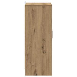 Vidaxl Shoe Cabinet Artisan Oak 60X35X92 Cm Engineered Wood - thumbnail 5