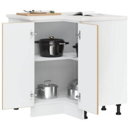 Berkfield Durable Kitchen Corner Base Cabinet Kalmar Artisan Oak Engineered Wood - thumbnail 4