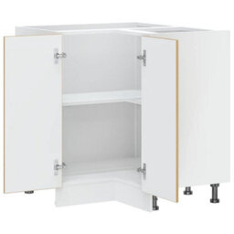Berkfield Durable Kitchen Corner Base Cabinet Kalmar Artisan Oak Engineered Wood - thumbnail 6