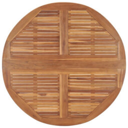 Berkfield 5 Piece Folding Outdoor Dining Set Solid Wood Teak - thumbnail 5