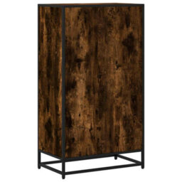 Walplus Book Cabinet Smoked Oak 60X35X107.5 Cm Engineered Wood - thumbnail 6