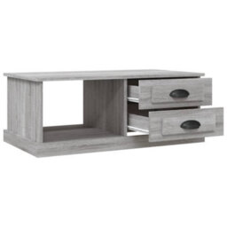 Berkfield Durable Coffee Table Grey Sonoma 90X50X35 Cm Engineered Wood - thumbnail 7