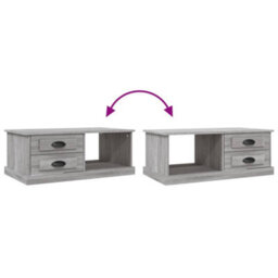 Berkfield Durable Coffee Table Grey Sonoma 90X50X35 Cm Engineered Wood - thumbnail 9