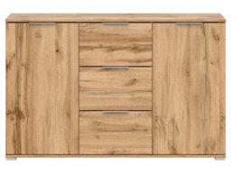 Arte Zele 135 Cm Sideboard 2 Door 3 Drawer Oak Wotan - thumbnail 3