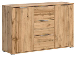 Arte Zele 135 Cm Sideboard 2 Door 3 Drawer Oak Wotan - thumbnail 2