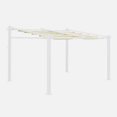 Sweeek - Replacement Canopy Roof For 3X4M Murum Pergola Murum Off-White - image 1