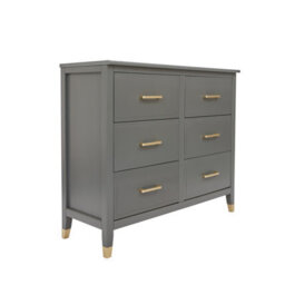 Palazzi 6 Drawer Chest Of Drawers Grey - thumbnail 3