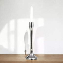 Urbn-Living Urbnliving 31Cm Tall Silver Metal Candle Holder Decorative Candlesticks Set - thumbnail 1