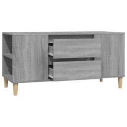 Berkfield Tv Cabinet Grey Sonoma 102X44.5X50 Cm Engineered Wood - thumbnail 6