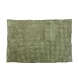 Thehotsale Sherpa Thickened Double Sided Warm Soft Green Throw Blanket Plain Design 200Cm W X 180Cm D - thumbnail 5