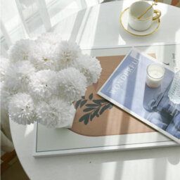 Amorly 14Pcs Artificial Pure White Ball Chrysanthemum Flowers Artificial Mums Flowers For Home Table Centerpiece Decor Silk Flowers - thumbnail 5