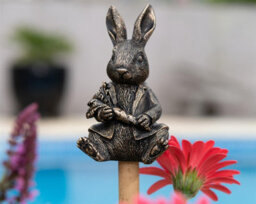 Jardinopia Beatrix Potter Peter Rabbit Cane Or Stake Topper (Ccbp0010) - L5 X W4 X H8.5 Cm - thumbnail 2