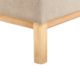Beliani Corner Sofa 3 Seater Sosjo Fabric Taupe Left Hand - thumbnail 8