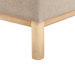 Beliani Corner Sofa 3 Seater Sosjo Fabric Taupe Left Hand - thumbnail 7