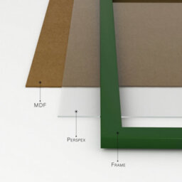 A4 Green Picture Frame Fits A4 (21 X 29.7Cm - 8.3 X 11.7In) Poster, Photo, Artwork, Or Print. - thumbnail 5