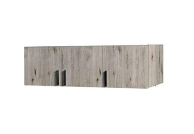 Arte Snow 04A Top Box W136Cm X H40Cm X D54Cm - Oak Wellington, Warm Modular Wall Cabinet - image 1