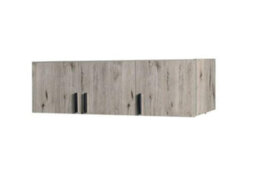 Arte Snow 04A Top Box W136Cm X H40Cm X D54Cm - Oak Wellington, Warm Modular Wall Cabinet - thumbnail 1