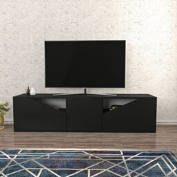 Decorotika Carson Tv Stand Tv Unit For Tv's Up To 72 Inch Anthracite - thumbnail 3