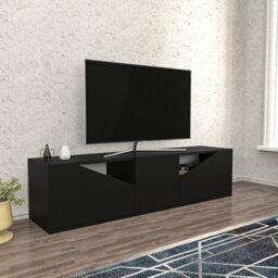 Decorotika Carson Tv Stand Tv Unit For Tv's Up To 72 Inch Anthracite - thumbnail 2