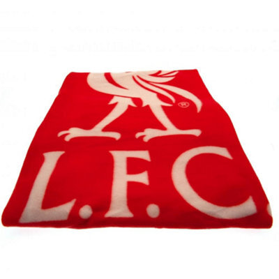 Liverpool Fc Fleece Blanket Red (One Size) - image 1