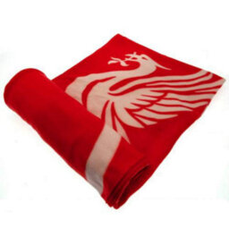 Liverpool Fc Fleece Blanket Red (One Size) - thumbnail 2