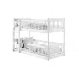 Arte Wooden Bunk Bed Boston White W198Cm X H130Cm X D97Cm - Natural Pine Frame With Convertible Layout - thumbnail 3
