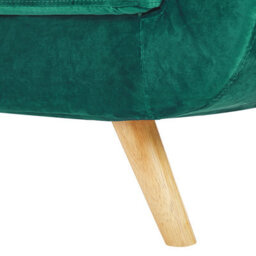 Beliani Armchair Cover Bernes Velvet Green - thumbnail 8