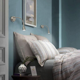 Long Life Lamps Company Led Bedside Reading Wall Light Switched Flexible Arm Headboard Light H3035 Cool White - thumbnail 9