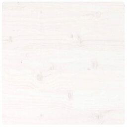 Vidaxl Table Top White 60X60X2.5 Cm Solid Wood Pine Square Table Tops - thumbnail 5