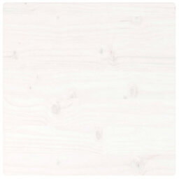 Vidaxl Table Top White 60X60X2.5 Cm Solid Wood Pine Square Table Tops - thumbnail 4