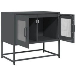 Berkfield Tv Cabinet Anthracite 68X39X60.5 Cm Cold-Rolled Steel - thumbnail 5