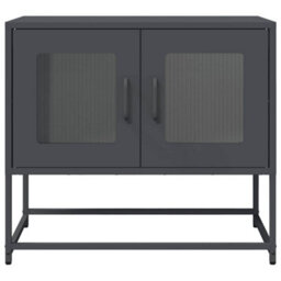 Berkfield Tv Cabinet Anthracite 68X39X60.5 Cm Cold-Rolled Steel - thumbnail 6